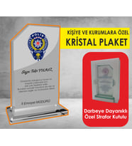 Kişiye ve Kurumlara Özel Kristal Plaket + Darbeye Dayanıklı Strafor Kutu İle Gönderilecektir