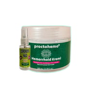 Proctohemo Hemoroid Kremi 100 ml Basur Giderici + 30 ml Çörek Otu Ağrı Dindirici Yağ