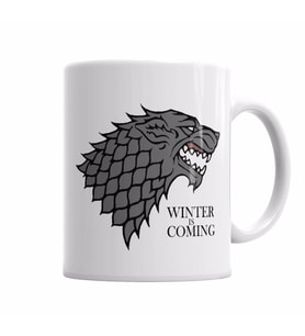 Game of Thrones Winter is Coming Kupa Bardak Porselen