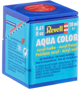 Revell - Su Bazlı Maket Boyası Berrak Turuncu Mat 18 Ml (36125) (Krem)