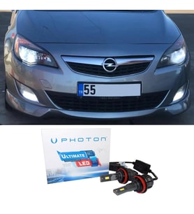 Opel Astra J Led Xenon Uzun Far Ampulü H7 Ultimate 9500 Lumens Yeni Seri Beyaz 2009+