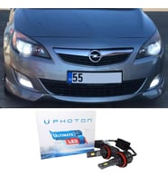 Opel Astra J Led Xenon Uzun Far Ampulü H7 Ultimate 9500 Lumens Yeni Seri Beyaz 2009+