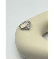 Çelik Silver Kalp Taşlı Ayarlanabilir Yüzük - 25yzk257