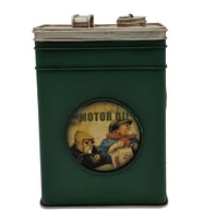 Vintage Motor Yağı Bidonu Temalı Dekoratif Kumbara