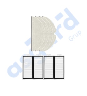 ROBOROCK Q7 , Q7+ , Q7 MAX , Q7 MAX+  Uyumlu 4 Filtre 4 Mop PKT-iasgf0000512