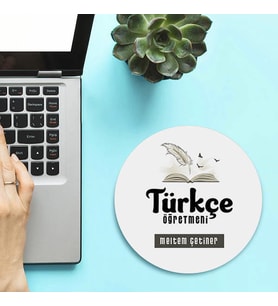 Kişiye Özel Türkçe Öğretmenlerine Hediye Mousepad
