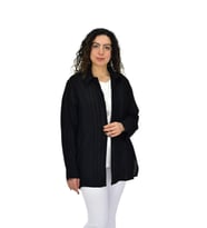 Kadın Gömlek Tişöt 2 Li Kombin Takım BGL-ST04660 (Siyah)