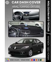 RENAULT FLUENCE NAVİGASYONSUZ KÜÇÜK EKRANLI (2009-2013) Torpido Örtüsü Göğüs Koruma
