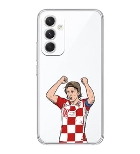 Samsung Galaxy A05S Uyumlu Luka Modric Tasarımlı Şeffaf Telefon Kılıfı