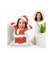 Kişiye Özel Noel Baba Yastığı – Fotoğraflı  Yeni yıl Hediyesi (Karışık)