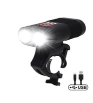 FORTE GT 6052 Bisiklet Ön Işık 800 Lümen Lityum Pilli Usb Şarjlı Yüksek Güçlü Far