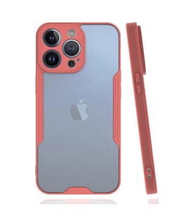 Apple İphone 14 Pro Kılıf Platin Silikon - Pembe
