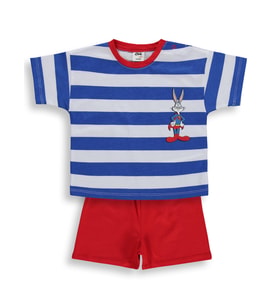Civil Baby Super Rabbit Baskılı 6-18 Ay Takım - Mavi