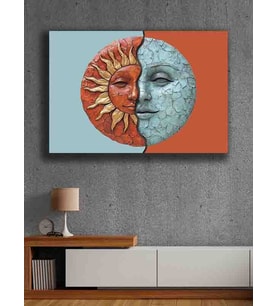 Koç stüdyo Modern tasarım kanvas tablo 50x70 (Çok Renkli)