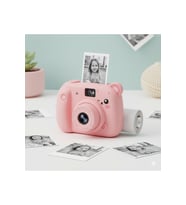Sevimli Ayıcık Tasarımlı Anında Baskı Çocuk Dijital Fotoğraf Makinesi Terma