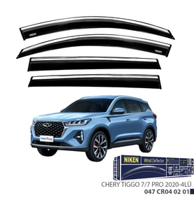 Niken Chery Tiggo 7 - 7 Pro Cam Rüzgarlığı Kromlu 2020+ sonrası 4'Lü (Beyaz)