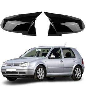 Volkswagen Golf 4 Araca Özel Batman Yarasa Ayna Kapağı Pianoblack