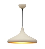 KREM   İÇİ ALTIN METAL SARKIT AVİZE 35CM MUTFAK AVİZE SALON AVİZE (Beyaz)