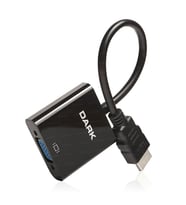 Dark HDMI Erkek to VGA Dişi Çevirici Siyah (10cm)