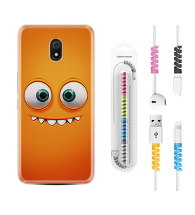 Xiaomi Redmi 8A 8 Pro 9C 9T 10C 11T Pro Kılıf Kablo Koruma Spiral Silikon Dişlek 1615