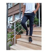 Erkek Slim Fit Kargo Cep Likralı Pantolon