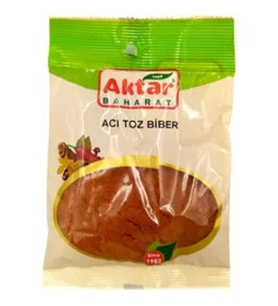 Aktar Baharat Kırmızı Acı Toz Biber 1 kg
