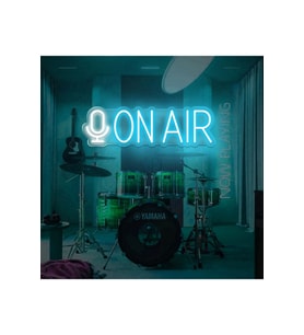 ON AIR Yazılı ve Şekilli Neon Tabela