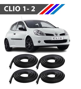 Otozet - Renault Clio 1-2 Kasa Ön ve Arka Kapı Fitili 4 Adetli Set