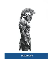 MXQB-004 ORTA BOY SPARTALI SAVAŞCI DESEN GEÇİCİ DÖVME-TATTO
