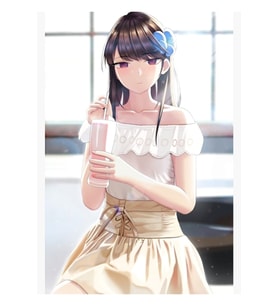 Komi-San Iletişim Kuramıyor Komi Tablo Ahşap Poster Dekoratif