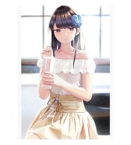 Komi-San Iletişim Kuramıyor Komi Tablo Ahşap Poster Dekoratif