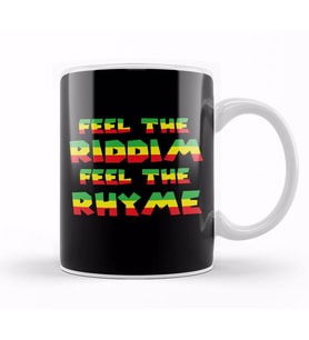 Cool Runnings Feel the Riddim Feel The Rhyme Kupa Bardak Porselen