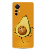 Xiaomi 12 Lite Kılıf Resimli Desenli Silikon Platinium Series Dance Avokado 1878