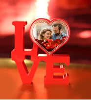 Kişiye Özel Love Fotoğraflı Kar Küresi Fotoğraf baskısı Hediyemizdir