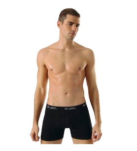 6 lı Paket Anıt Erkek Likralı Esnek Boxer 1115 (Siyah)