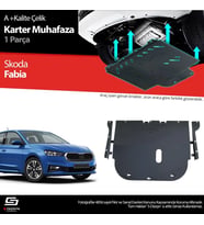 Skoda Fabia Çelik Karter Muhafaza Koruma 2021 Üzeri A+ Kalite
