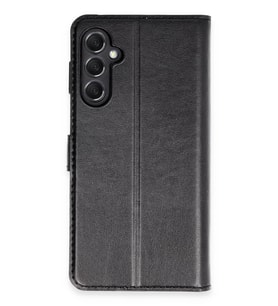 Northcity Samsung Galaxy M34 5G Uyumlu Kılıf Trend S Plus Kapaklı Kılıf - Siyah