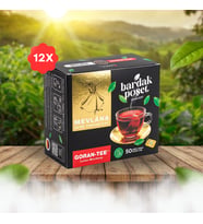 Mevlana Çay Siyah Bardak Poşet 50’li(12 KUTU)