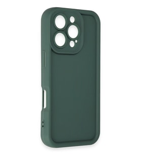 Pilelistore   iPhone 16 Pro Max Kılıf Viera Silikon - Koyu Yeşil