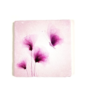 Doğal Taşlı Dekoratif Banyo Gider Kapağı Süsü, 10x10 cm