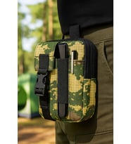 Newish Polo Taktik Bel ve Kemer Çantası-Kamuflaj Yeşil (Kamuflaj-Haki)
