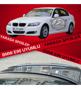 Bmw E90 318 320 325 330 Bagaj Üstü Yarasa Spoiler Piano Black