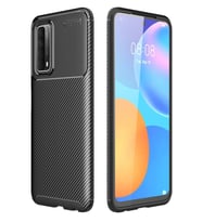 Durukar® Huawei P Smart 2021 Kılıf Auto Focus Karbon Kapak - Siyah