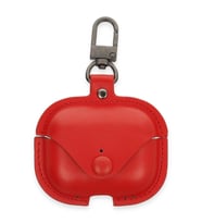 Pilelistore   Airpods Pro 2 (2.nesil) Çanta Deri Kılıf - Kırmızı