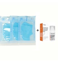 Highprime Kolajen Film Ampul Mist Deneme Seti / 3 paket film (yüz) + 1 ampul mist 50ml