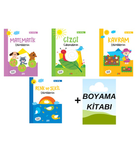Erdem Çocuk Okul Öncesi 4 Yaş Etkinlik Seti