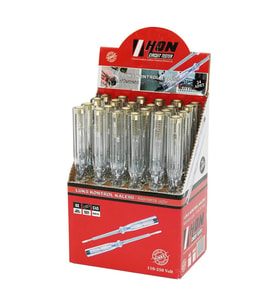 Lüks Kontrol Kalemi - Yıldız Uç - Çelik C45 - 110-250 V