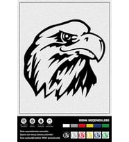KIZGIN KARTAL STICKER 35 x 35 cm