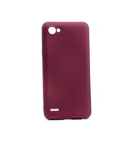 LG Q6 Uyumlu Kılıf Zore Premier Silikon Kapak (Mürdüm)