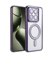 Xiaomi Mi 14t Pro Joke Simli Magneticsafe Kılıf - Derin Mor